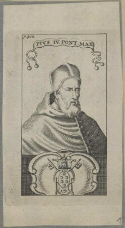 Bildnis des Papst Pivs IV.