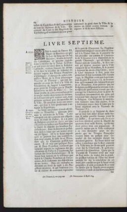 Livre Septieme