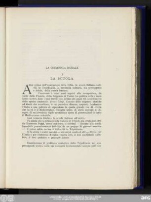 La Conquista Morale I La Scuola