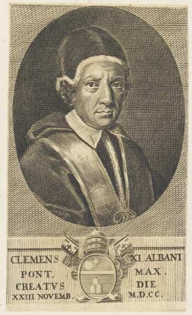 Bildnis des Clemens XI. Albani