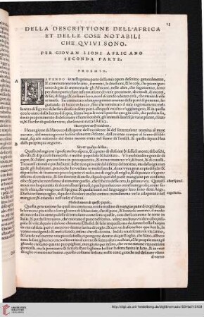 Seconda parte: Della descrittione dell'Africa et delle cose notabili che quivi sono