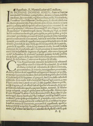 Appellatio .F. Martini Luther ad Conciium.