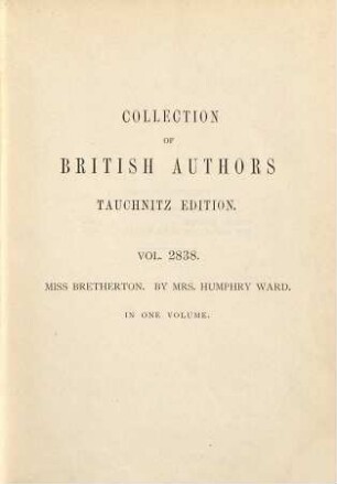 Miss Bretherton