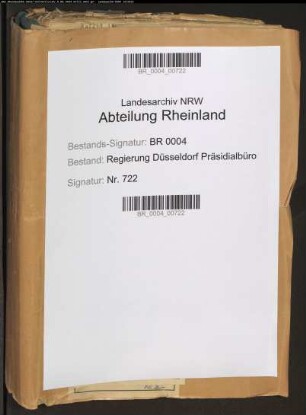 Beaufsichtigung der "ultramontanen" Presse Bd. 3