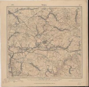 Section Stolpen aus: Topographische Karte (Meßtischblätter) Sachsen