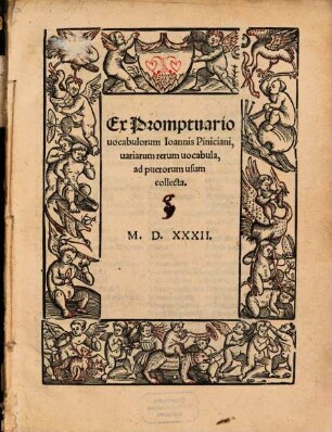 Ex promptuario vocabulorum variarum rerum vocabula collecta