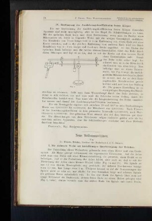 I. Die stehende Welle mit kreisförmiger Querbewegung der Teilchen.