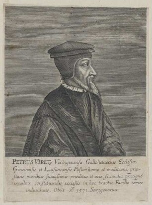 Bildnis des Petrus Viretus