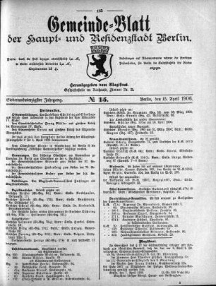 1906,15: No. 15, 15. April 1906