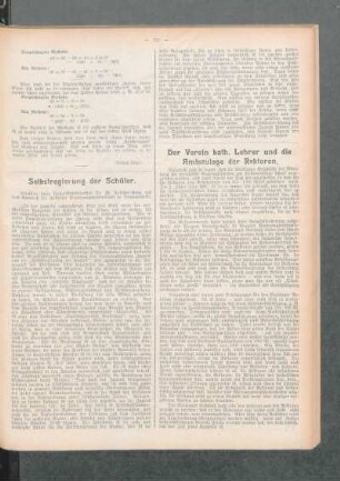Selbstregulierung der Schüler