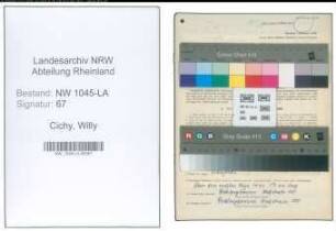 Entnazifizierung Willy Cichy , geb. 03.04.1915 (Angestellter)