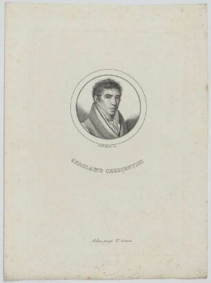 Bildnis des Gerolamo Crescentini
