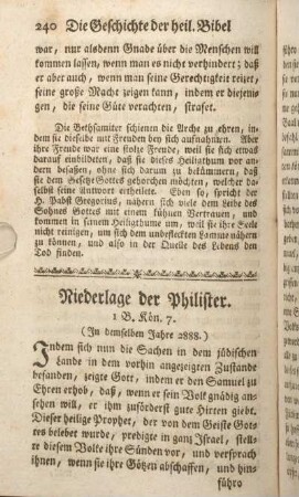 Niederlage der Philister. 1 B. Kön. 7.