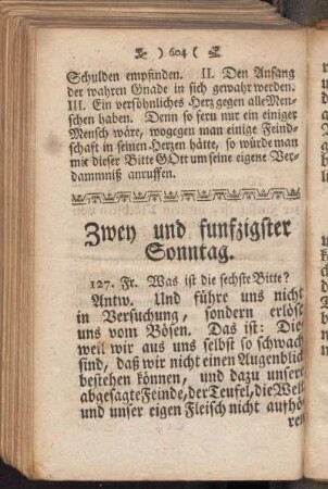 Zwey und fünfzigster Sonntag