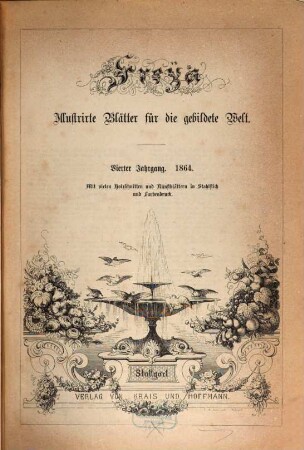 Freya : illustrirte Blätter für die gebildete Welt. 4, 4. 1864