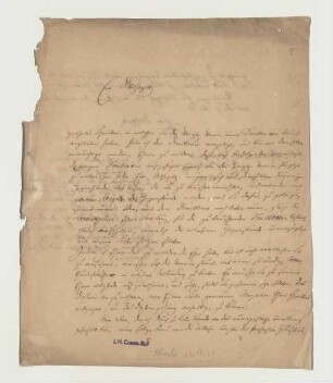 Brief von Friedrich von Alberti an Joseph Heller