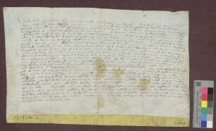 Heiratsabrede zwischen Martin Erlacher zu Jechtingen und Barbara Neglerin.