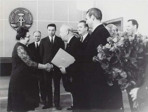 Wilhelmine Schirmer-Pröscher, Alterspräsidentin der Volkskammer
