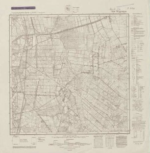 3010 (alte Nr.: 1516) Wippingen, Topographische Karte 1:25000 (4cm - Karte)
