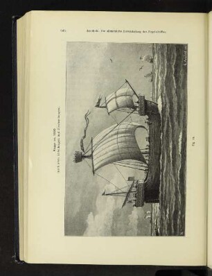 Kogge ca. 1350 (nach alten Abbildungen und Beschreibungen).