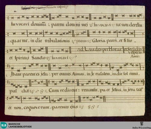 Vespers - Don Mus.Ms. 503