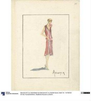 Abendkleid von Bernard et C.ie, Modell Azuria