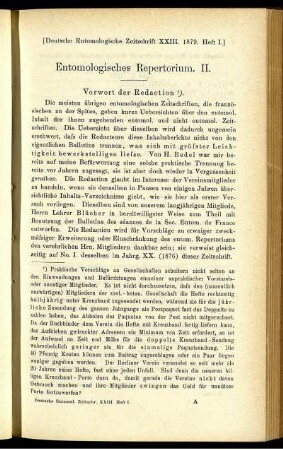 Entomologisches Repertorium. II.