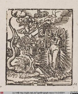 Die Frau und der Drache (Offenbarung 12).