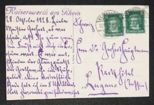 Brief von Herbert Eulenberg an Gerhart Hauptmann