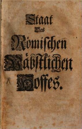Staat des römischen Päpstlichen Hoffes