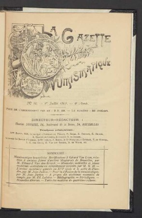 N° 10. — 1er Juillet 1900