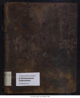 Fremdenbuch der Casinogesellschaft in Rudolstadt