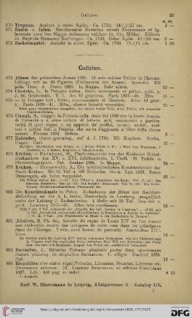 Galizien (Nr. 673 - 733)