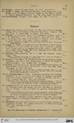 Galizien (Nr. 673 - 733)