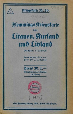 39: Littauen, Kurland und Livland