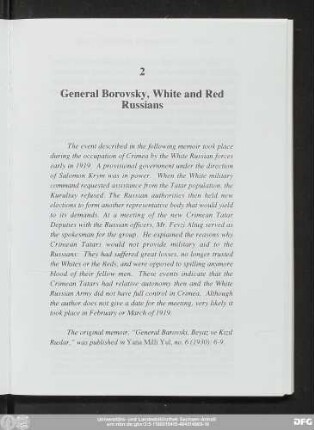 2 General Borovsky, White and Red Russians