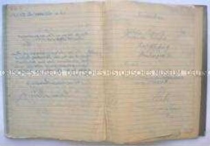 Briefe von Richard Krönig aus Duala/Kamerun an seine Eltern, Verwandten und Geschäftspartner, zusammengefasst in einem Durchschreibbuch; Duala, 1911