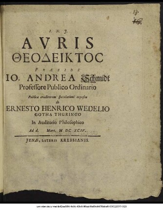 Auris Theodeiktos