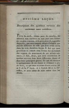 Onziéme Leçon.