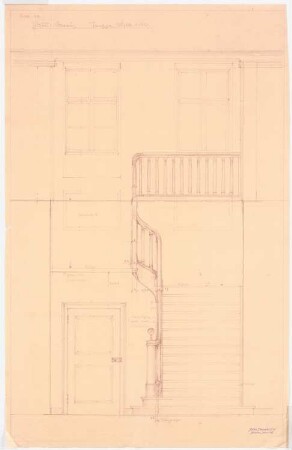 Haus Darré, Berlin-Dahlem Umbau: Treppe 1:10