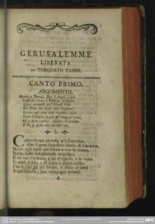 Canto Primo