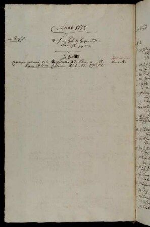 Von Herrn Hofrath Heyne auf die Bibliothek gegeben.