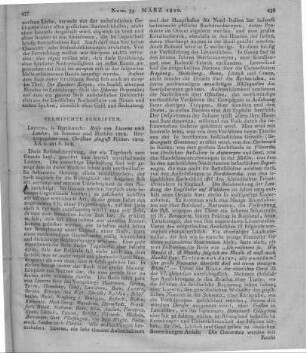 Reise von Livorno nach London, im Sommer und Herbste 1818. Hrsg v. C. A. Fischer. Leipzig: Hartknoch 1819