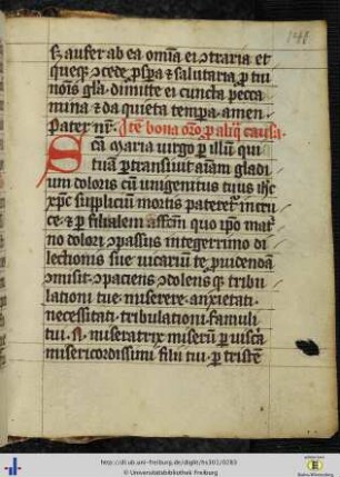[141r - 142v] Bittgebet.