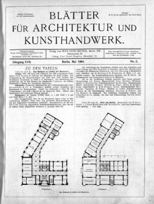No. 5, Mai 1904
