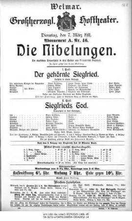 Die Nibelungen [Siegfrieds Tod]