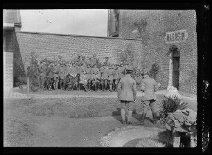 Offizier-Korps Reserve-Infanterie-Regiment 1 vor der Offensive