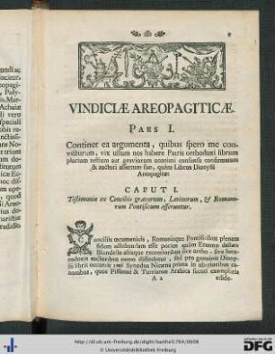 Vindiciae Aereopagiticae.
