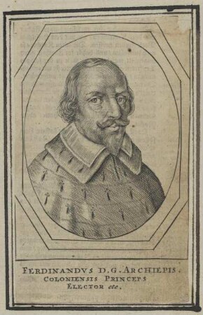 Bildnis des Ferdinandvs, Erzbischof von Köln