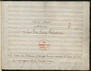 Stabat mater; Coro (3), bc; e-Moll